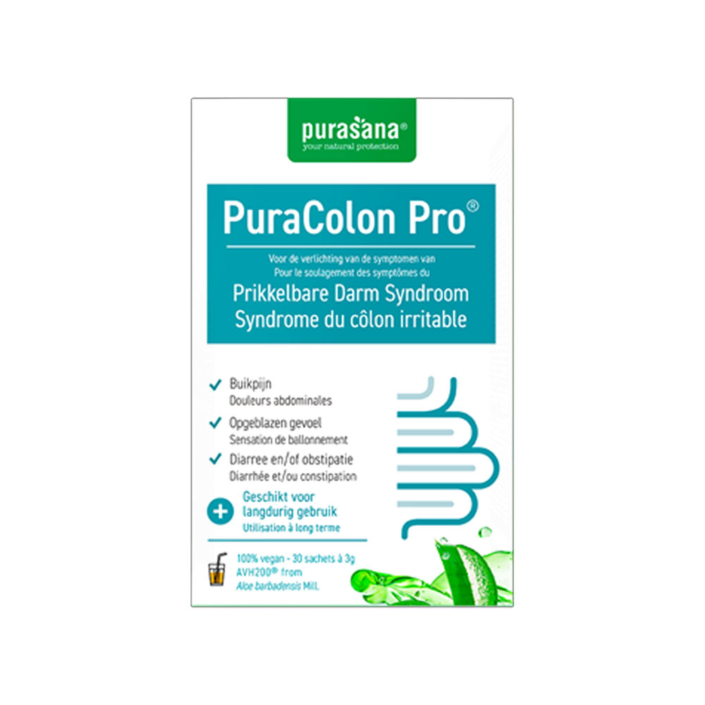 Purasana PuraColon Pro Syndrome du côlon irritable 30 sticks