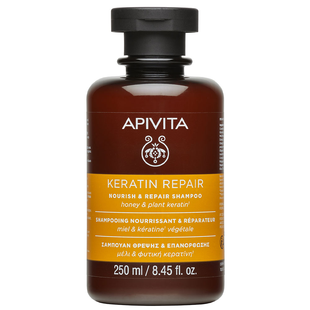 Apivita Keratin Repair Shampoing Nourrissant & Réparateur 250ml