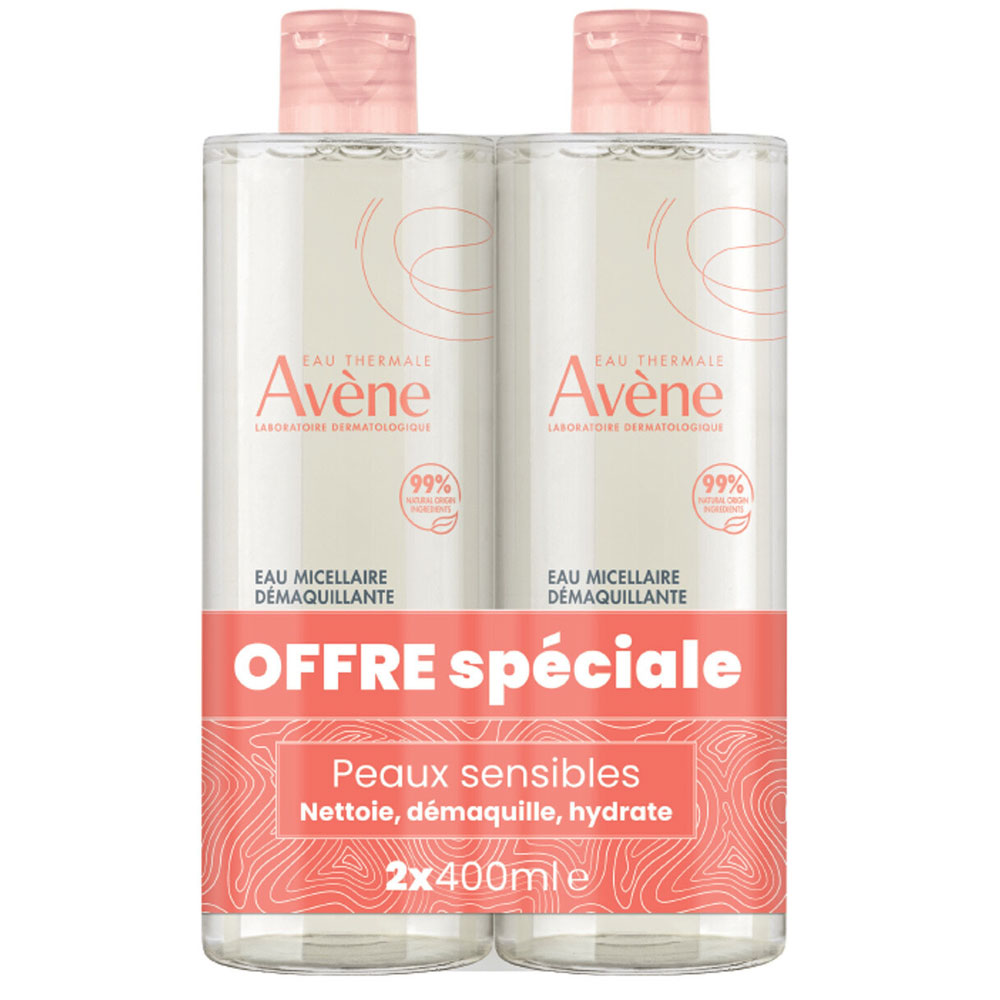 Avène Mes Essentiels Lotion Micellaire Toutes Peaux Sensibles 2x400ml