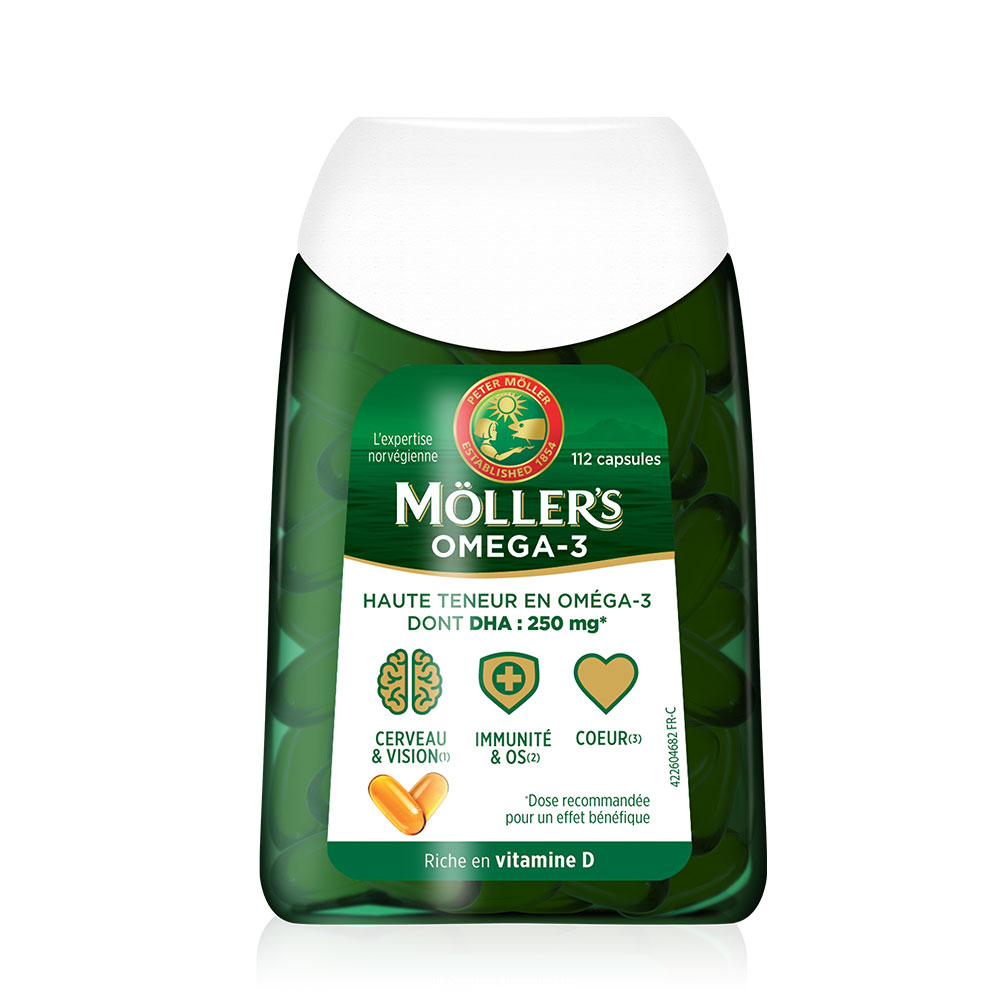 Moller'S Oméga-3 Double x112 gélules