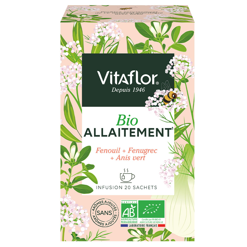 Vitaflor Tisane Allaitement Bio 20 Sachets