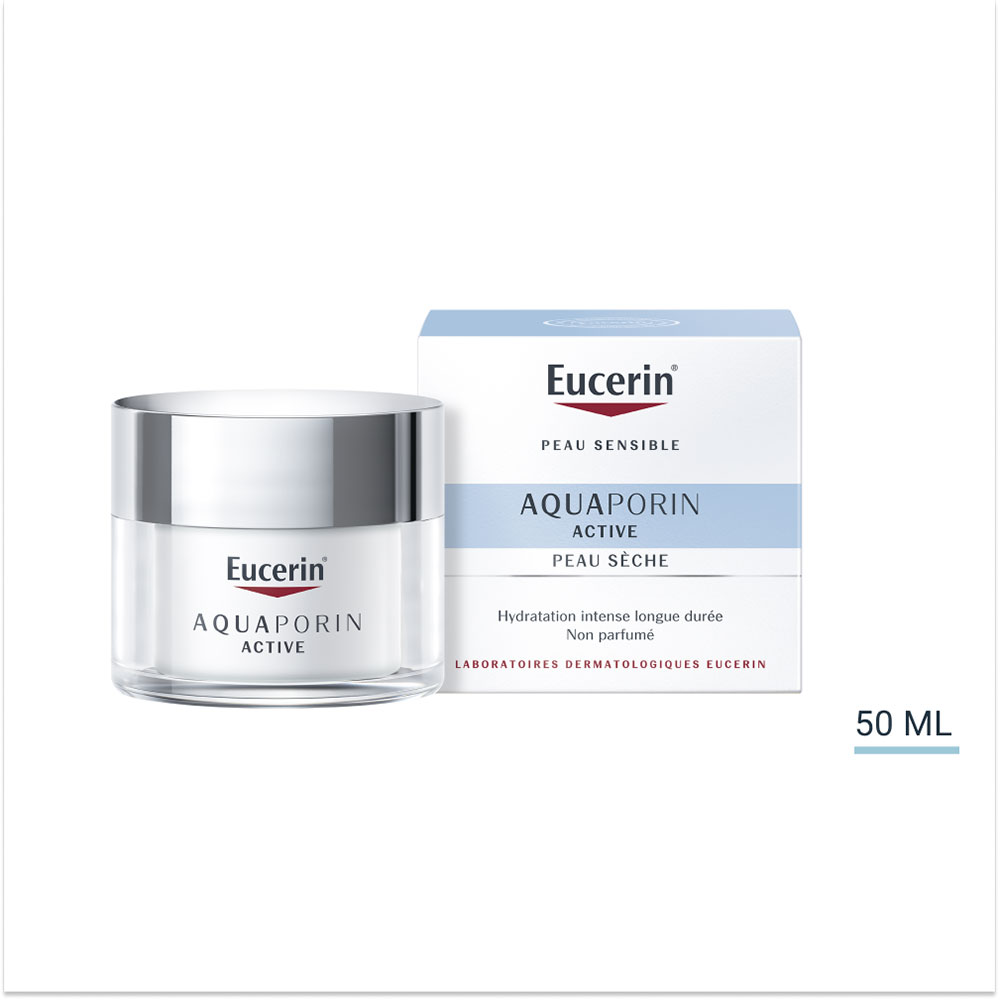 Eucerin Aquaporin Active Creme Hydratante Riche Peaux Seches 50ml