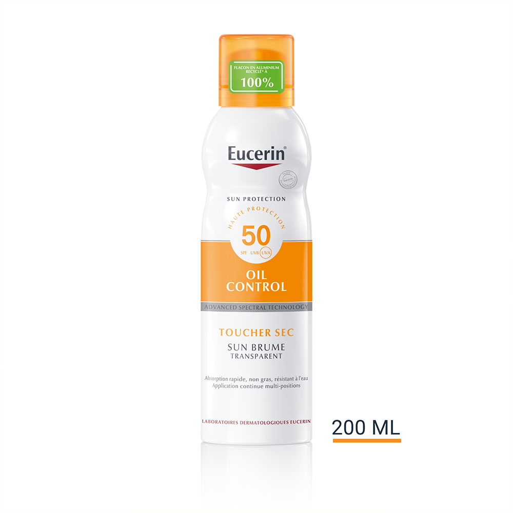 Eucerin Sun Protection Sensitive Protect Brume Transparente Spf50 Peaux Sensibles 200ml