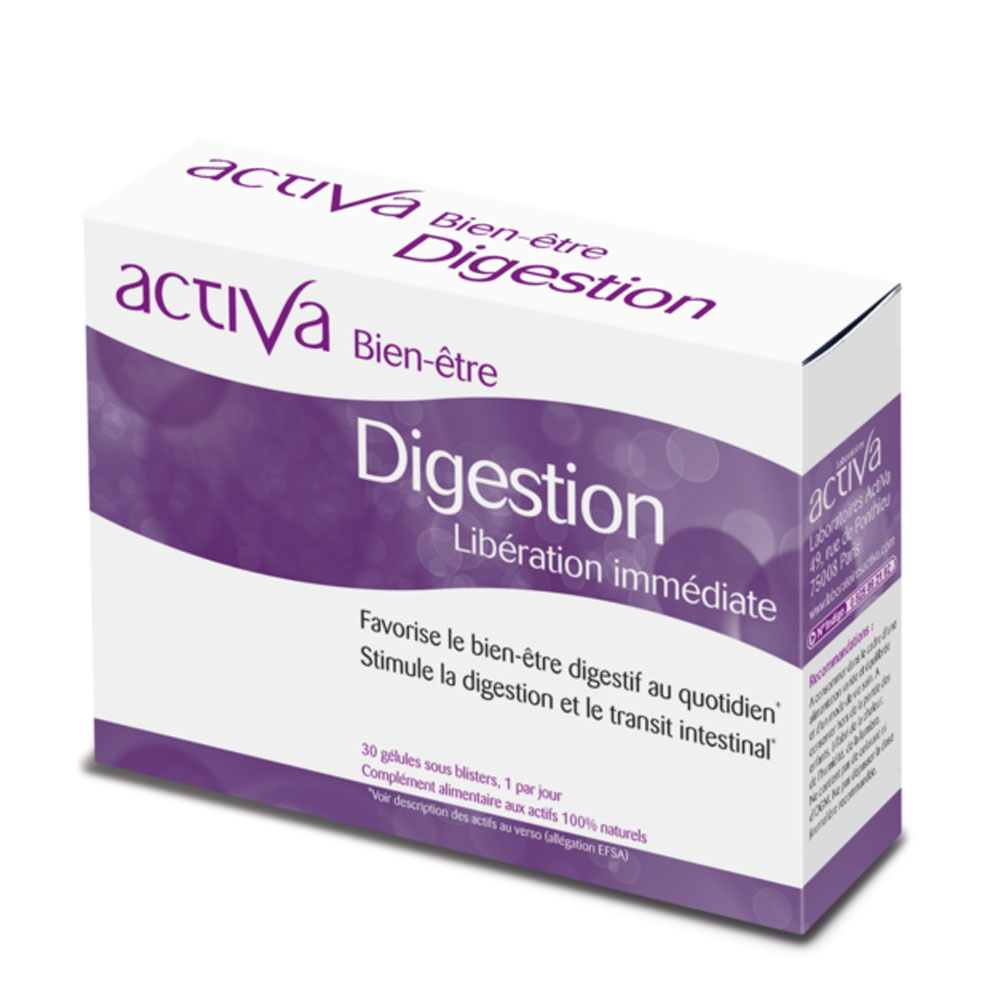 Activa Bien-Être Digestion Liberation Immediate 30 gélules
