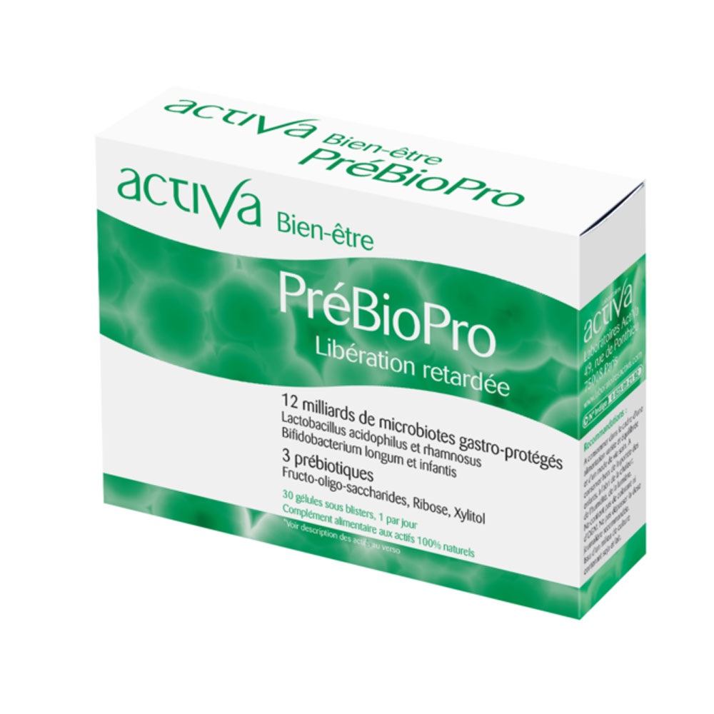 Activa Bien-Être Prebiopro Libération Retardée x30 gélules