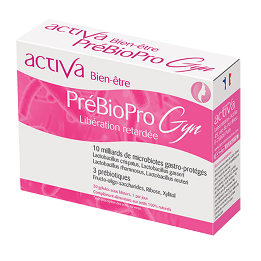 Activa Prébiopro Gyn Libération retardée 30 Gélules