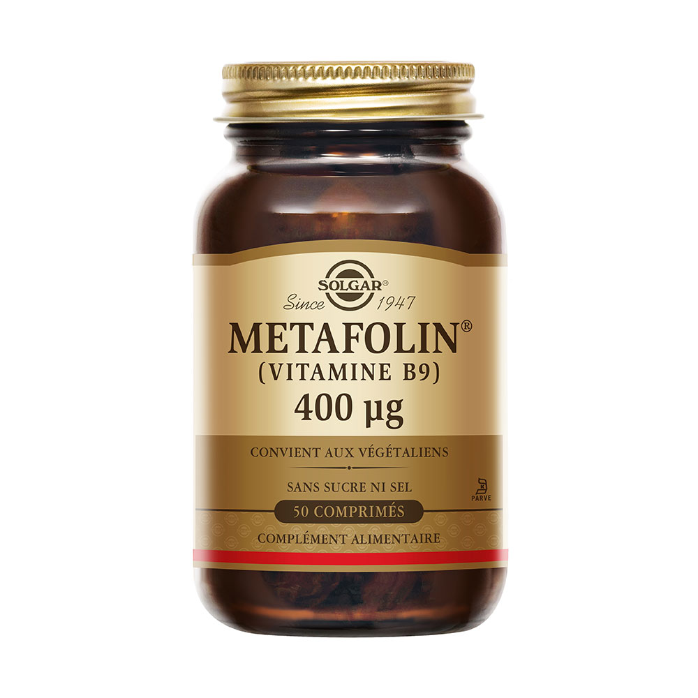Solgar Metafolin® Vitamine B9 400 µg Maternité 50 comprimés