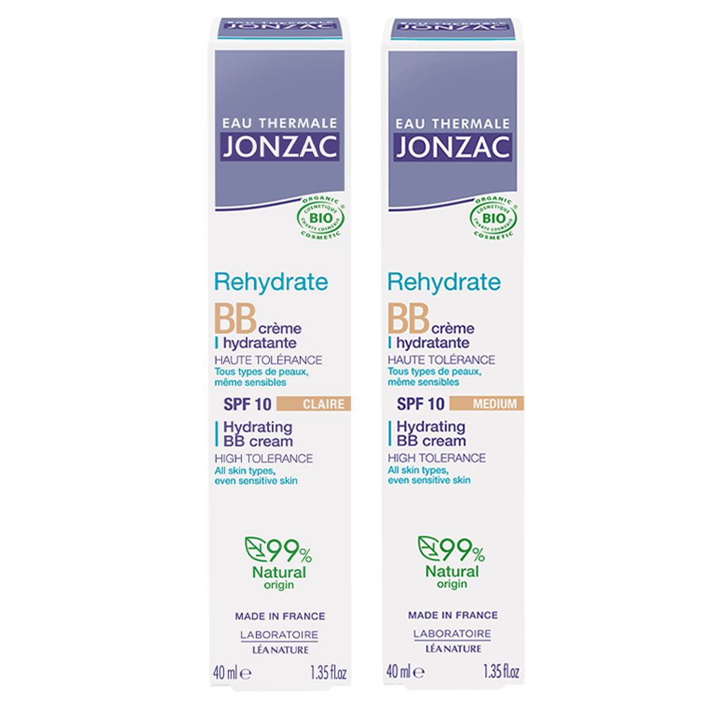 Eau thermale Jonzac REhydrate BB Creme Hydratante SPF10 Bio 40ml