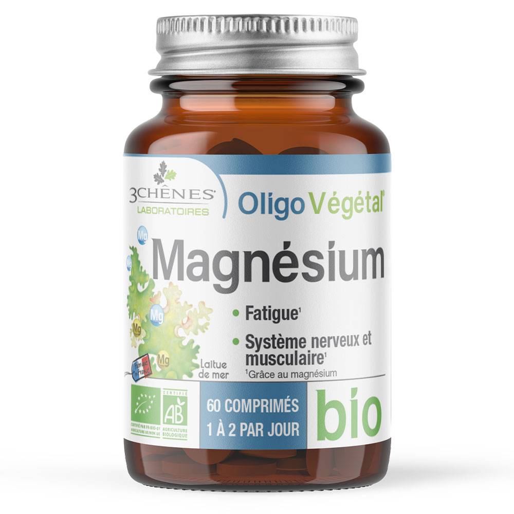 3 Chênes Magnésium Bio 60 comprimés