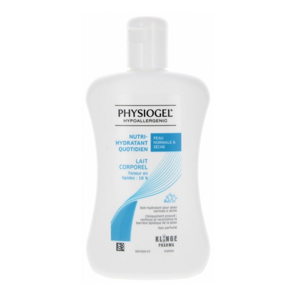 Lait Corporel Nutri-hydratant 200ml Physiogel pour peaux sèches et sensibles Stiefel