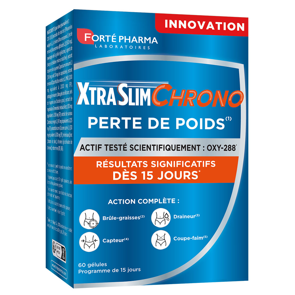 Forté Pharma XtraSlim Chrono Perte de Poids 60 gelules