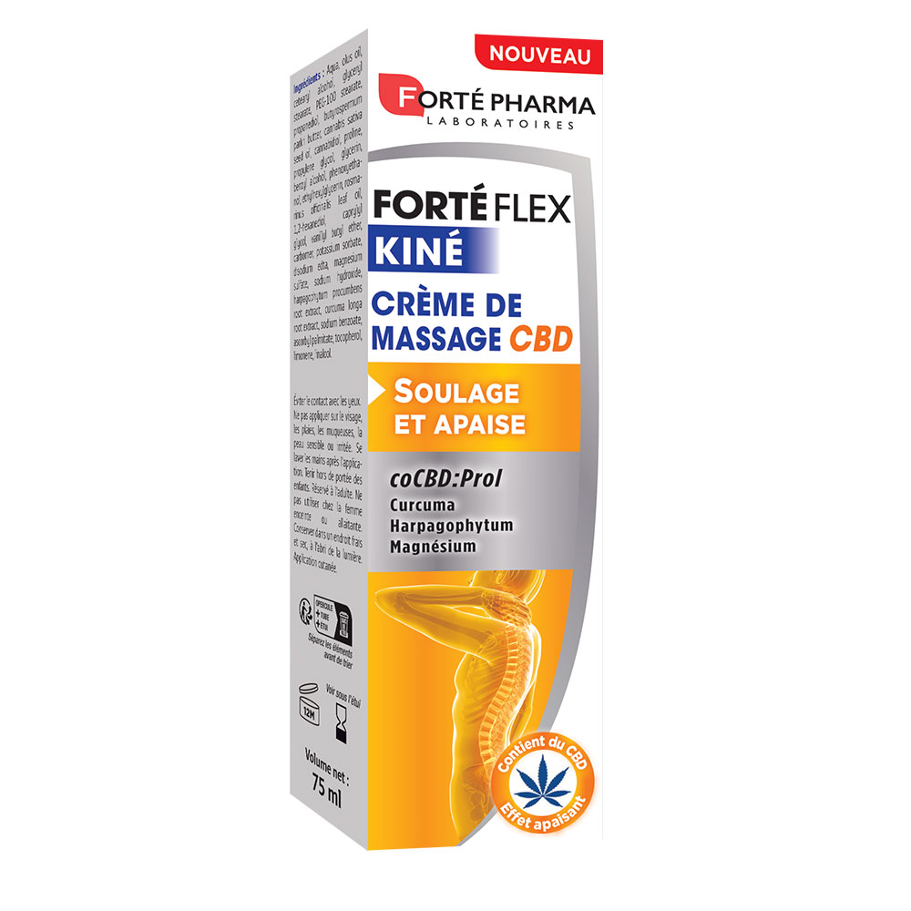 Forté Pharma Forté Flex Creme de Massage CBD - Kiné 75ml