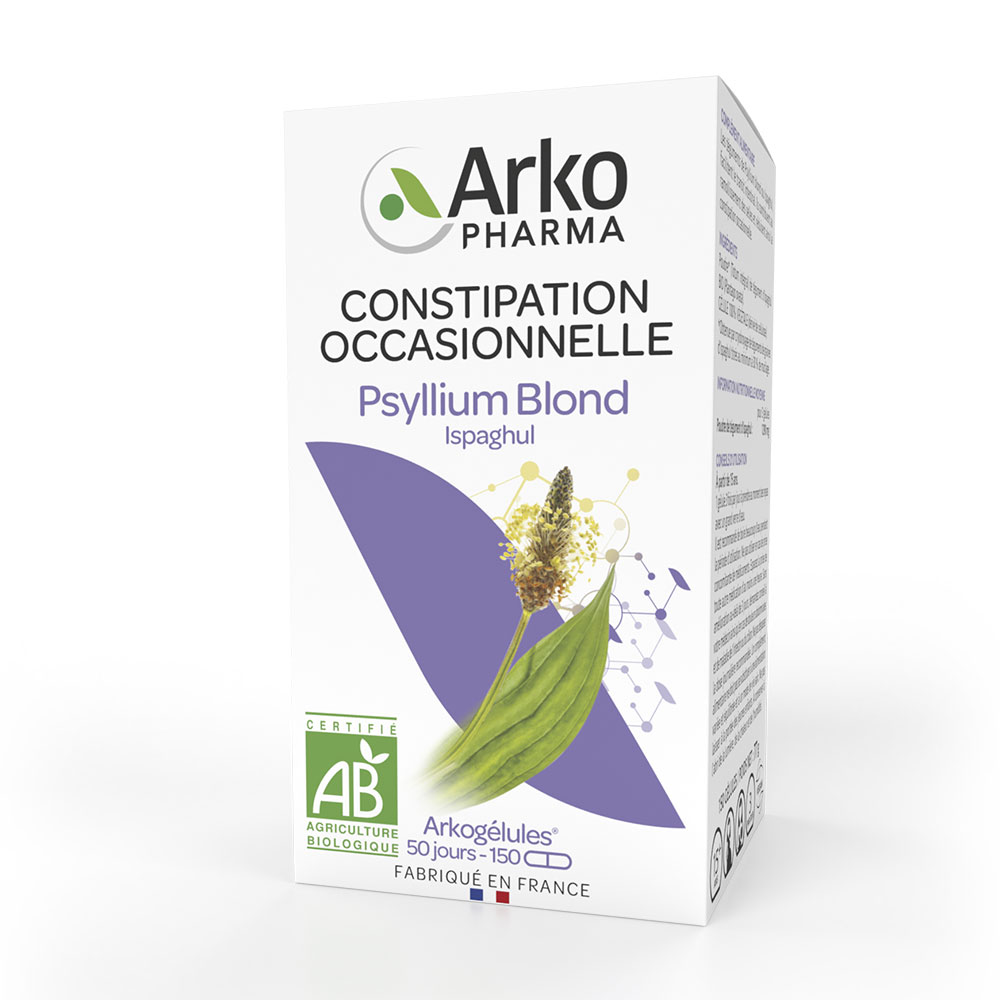 Arkopharma Arkogélules Psyllium Blond Ispanghul Constipation Occasionnelle 150 Gélules