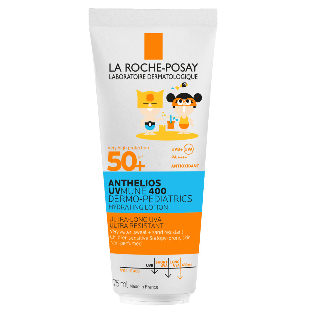 La Roche-Posay Anthelios Lait Solaire Enfants SPF50+ Peaux Sensibles Sans Parfum 75ml