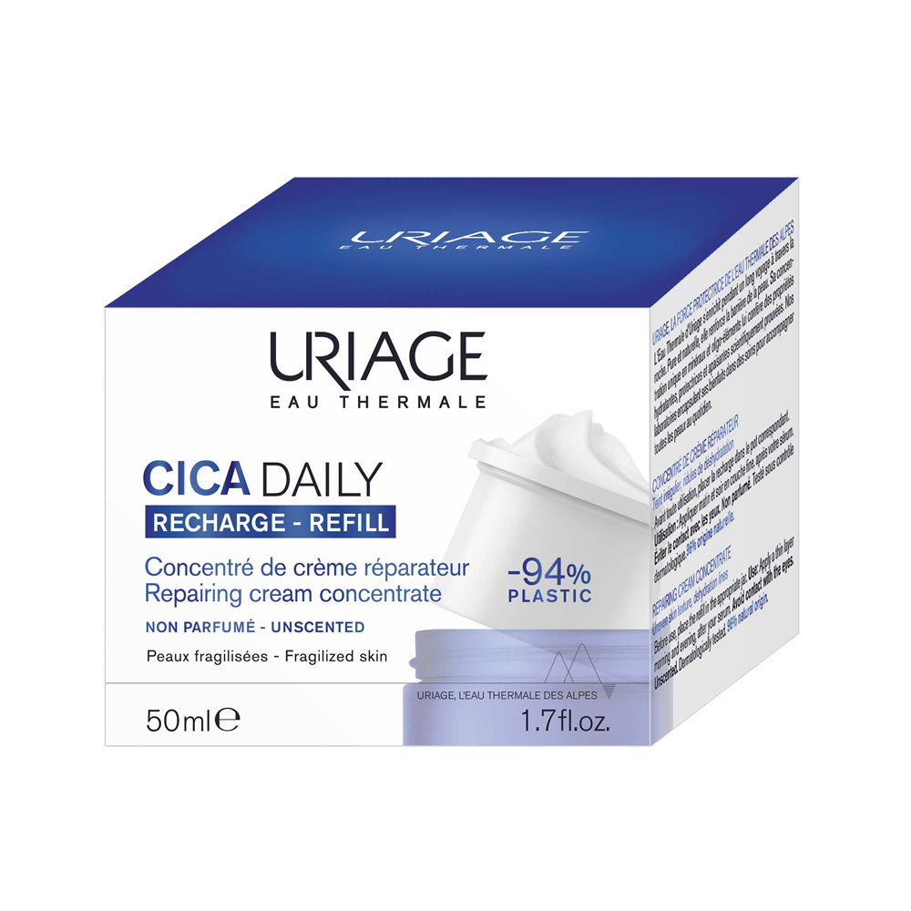 Uriage Cica Daily Concentré de Crème Réparateur Recharge Peaux Fragilisées 50ml