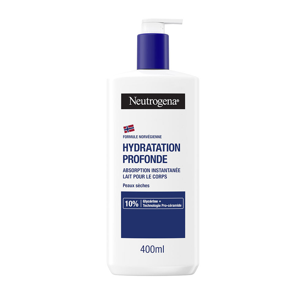 Neutrogena Hydratation Profonde Lait Corps Absorption Instantanée 400ml