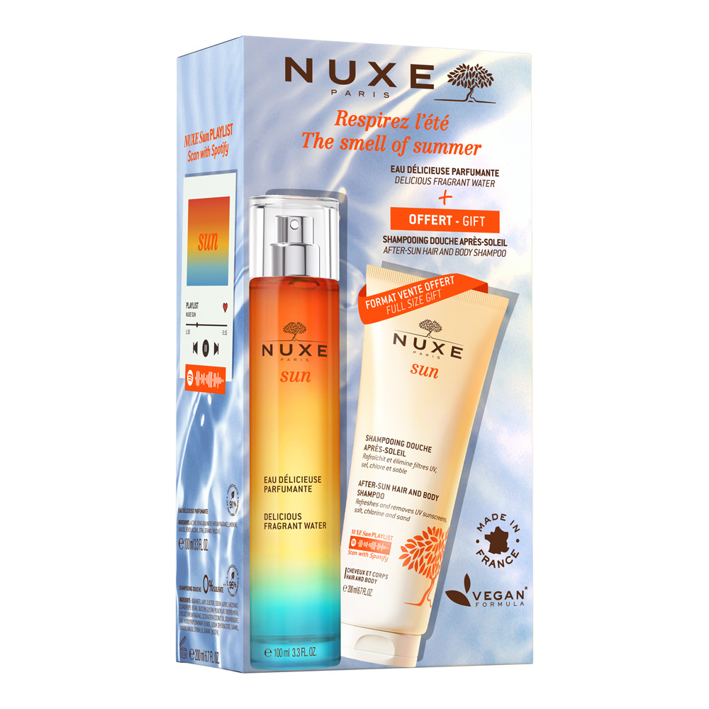 Nuxe Sun Coffret Eau Delicieuse + Shampooing Douche Après-Soleil