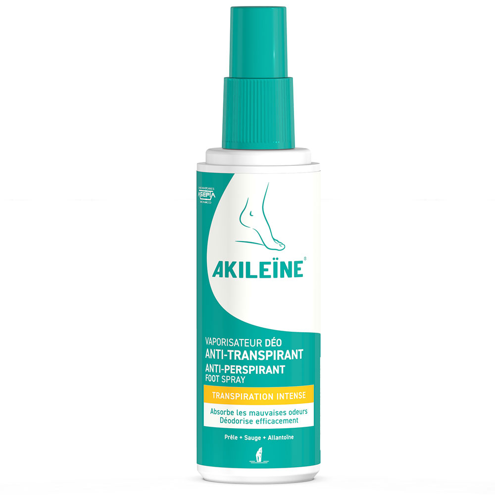 Asepta Akileine Vaporisateur Déo Anti-Transpirant 100ml