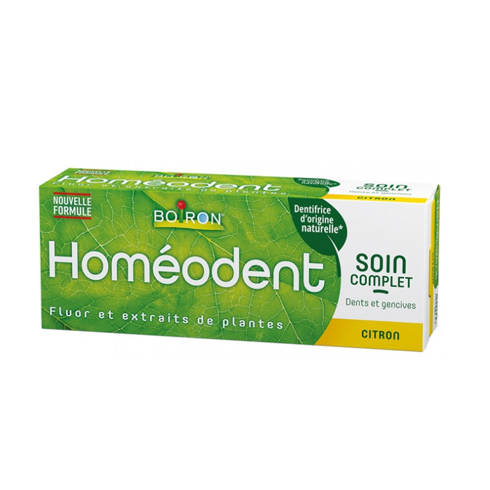 Boiron Homeodent Dentifrice Soin Complet Dents Et Gencives Citron 75ml