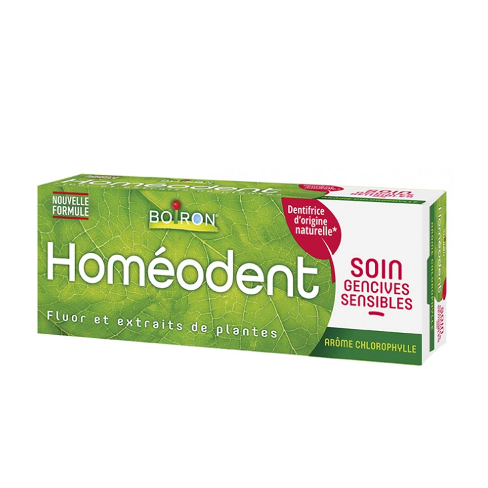 Boiron Homeodent Dentifrice Soin Gencives Sensibles Chlorophylle 75ml