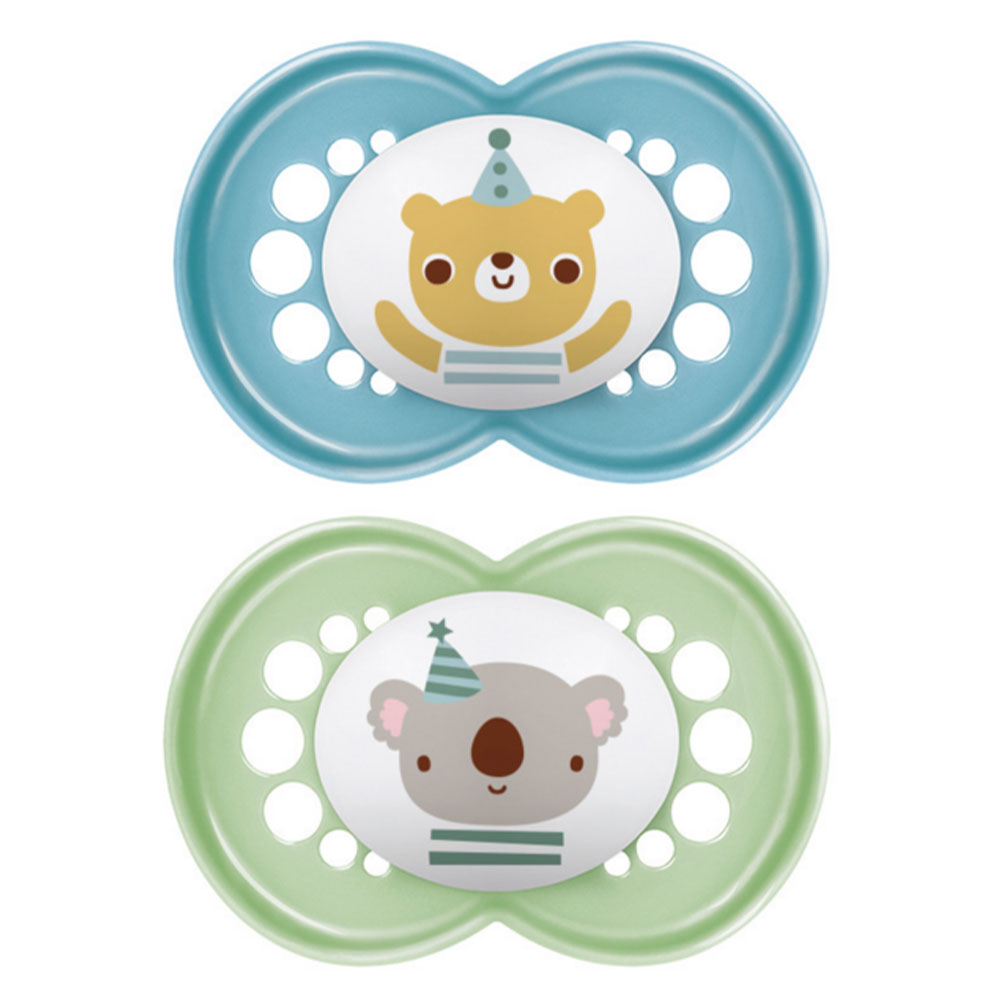 Sucettes Symetriques Silicone X2 6 Mois Et Plus Mam