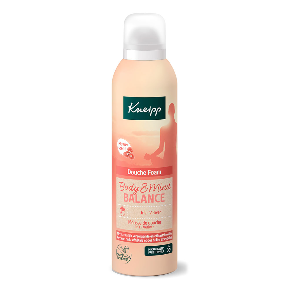 Kneipp Body & Mind Balance Mousse de Douche Iris Vétiver 200ml
