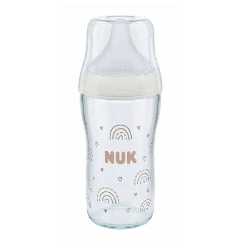 Nuk Perfect Match Biberon en Verre 3 mois et plus 230ml