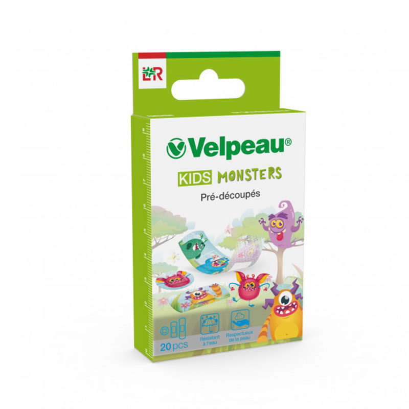 Lohmann Rauscher Velpeau Pansements prédécoupés pour enfant Kids x20