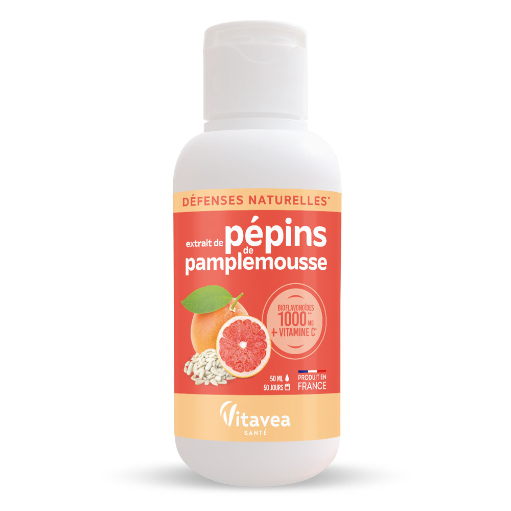 Vitavea Santé Extraits De Pépins De Pamplemousse Défenses Naturelles 50ml