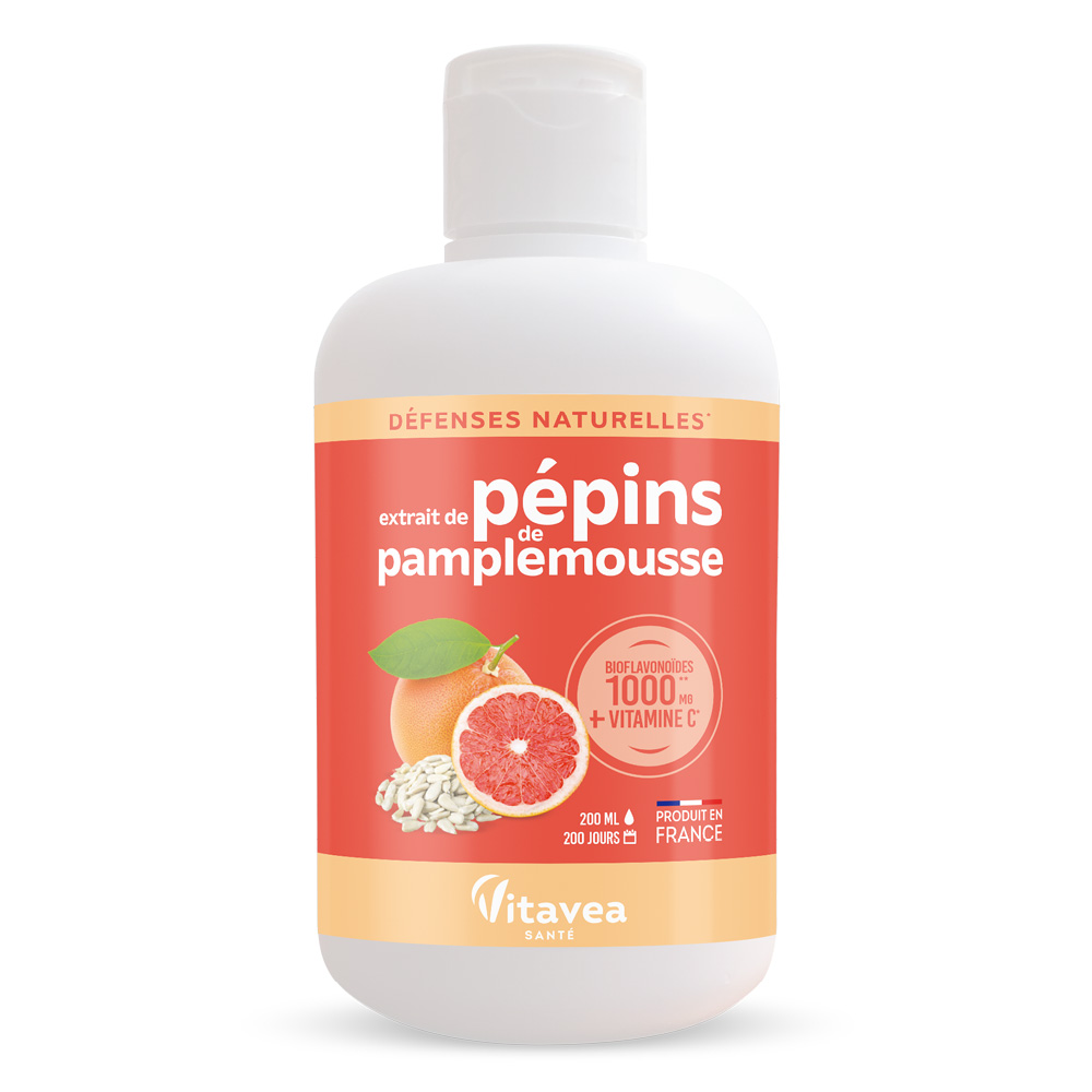 Vitavea Santé Extraits De Pepins De Pamplemousse Defenses Naturelles 200ml