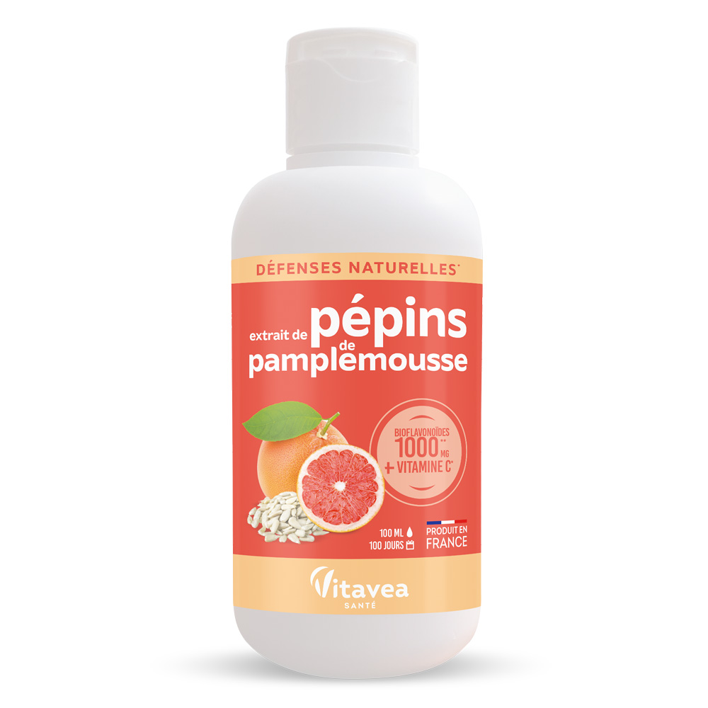 Vitavea Santé Extrait De Pepins De Pamplemousse Defenses Naturelles 100ml