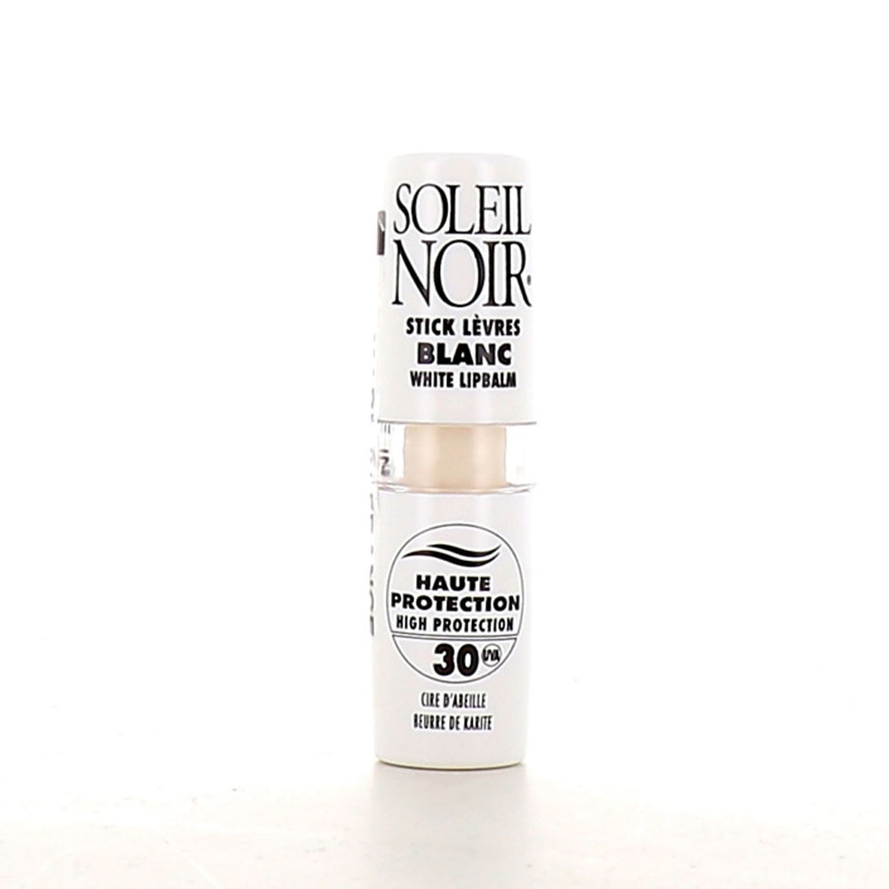 Soleil Noir N°26 Stick Levres Blanc Spf30 Haute Protection 4g