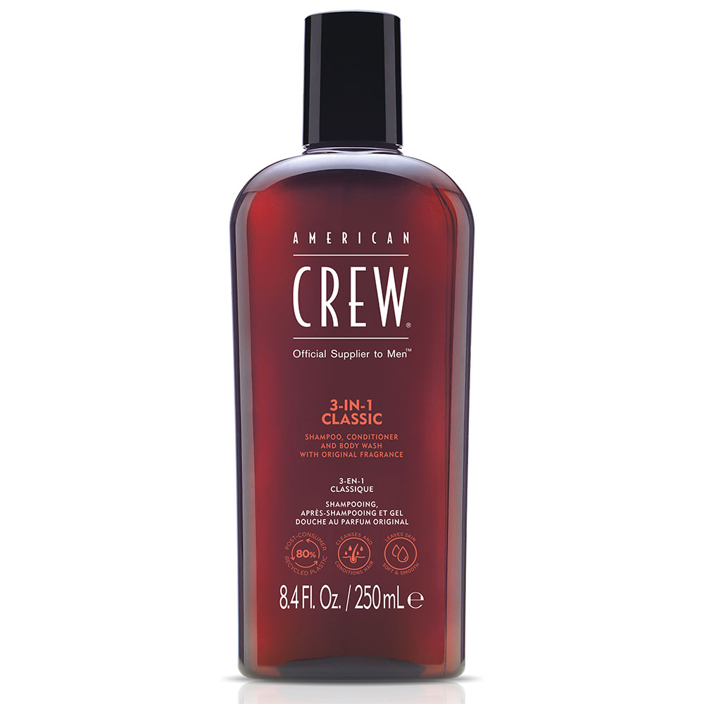 American Crew Shampooing 3 en 1 Classique 250ml