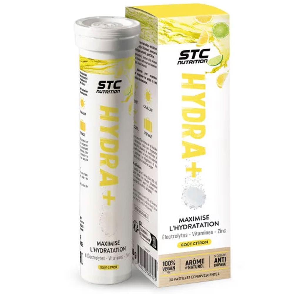 Stc Nutrition Hydra+ Citron 20 pastilles effervescentes