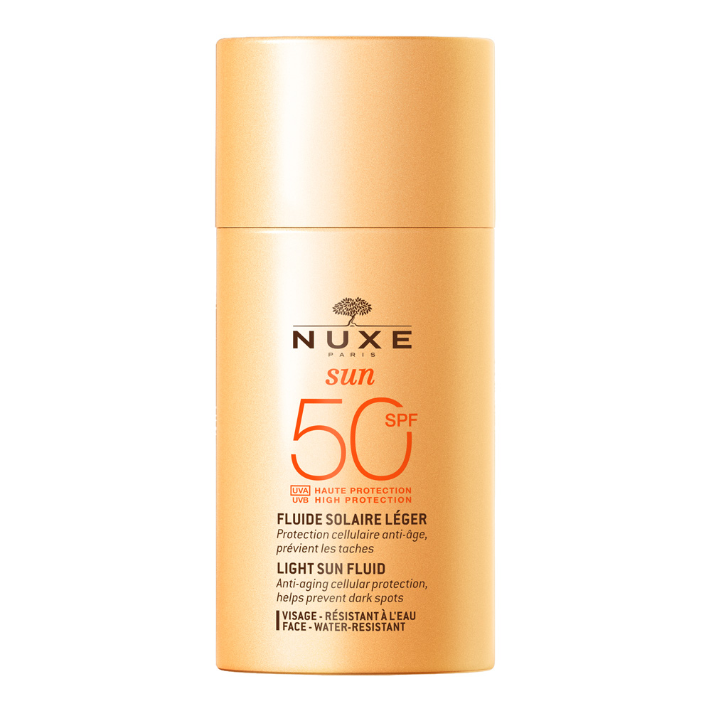 Nuxe Sun Fluide Leger Haute Protection Spf50 Peaux Normales A Mixtes 50ml