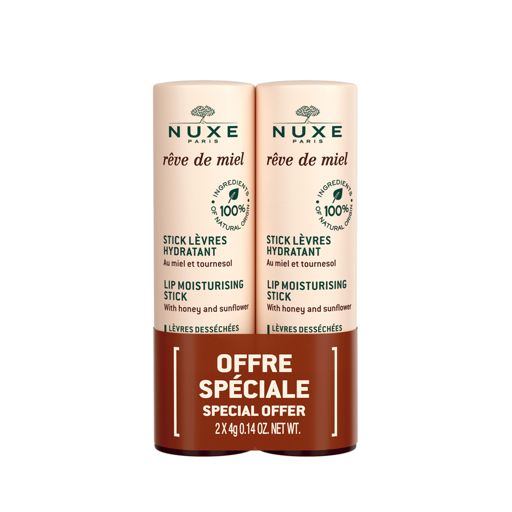 Nuxe Reve De Miel Sticks Lèvres Hydratants 2x4g