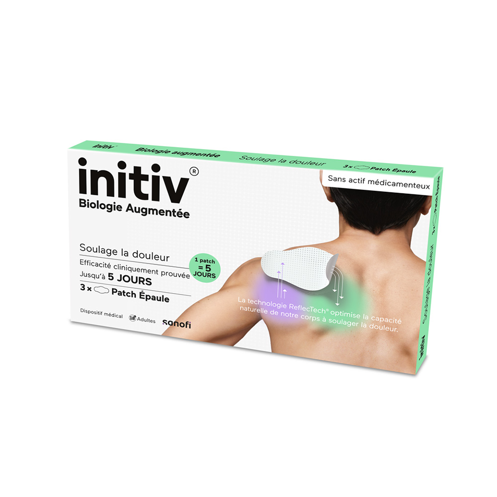 Initiv Patch épaule Adultes 1 boîte de 3 patchs