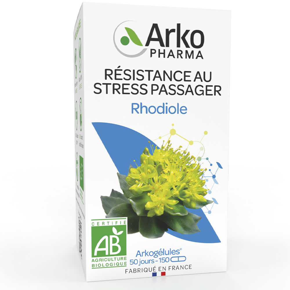 Arkopharma Arkogélules Rhodiole Stress Passager 150 Gélules