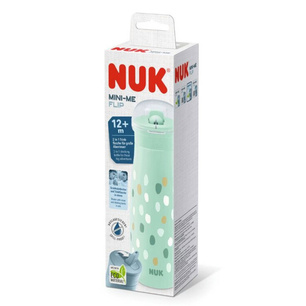 Nuk Mini Me Flip Gourde Enfant Matériau Naturel Dès 12 Mois 450ml