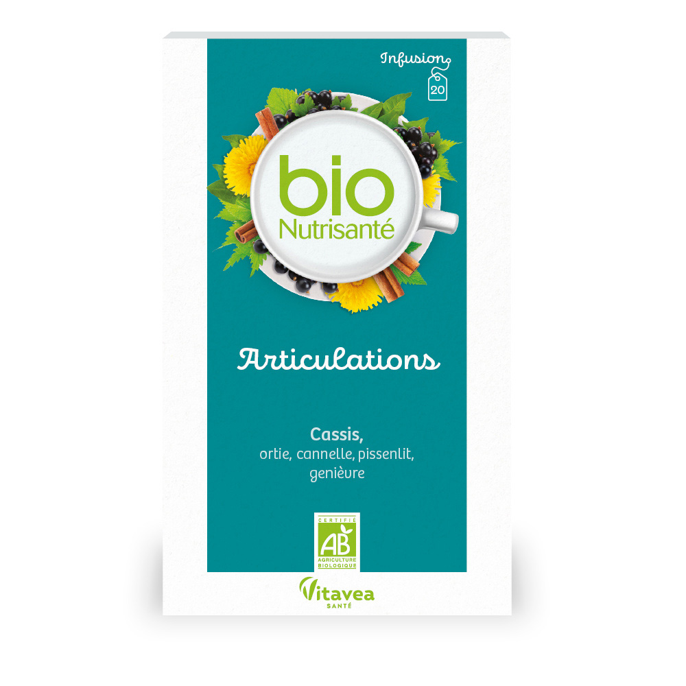 Vitavea Santé BioNutrisanté Infusion bio Articulations 20 sachets