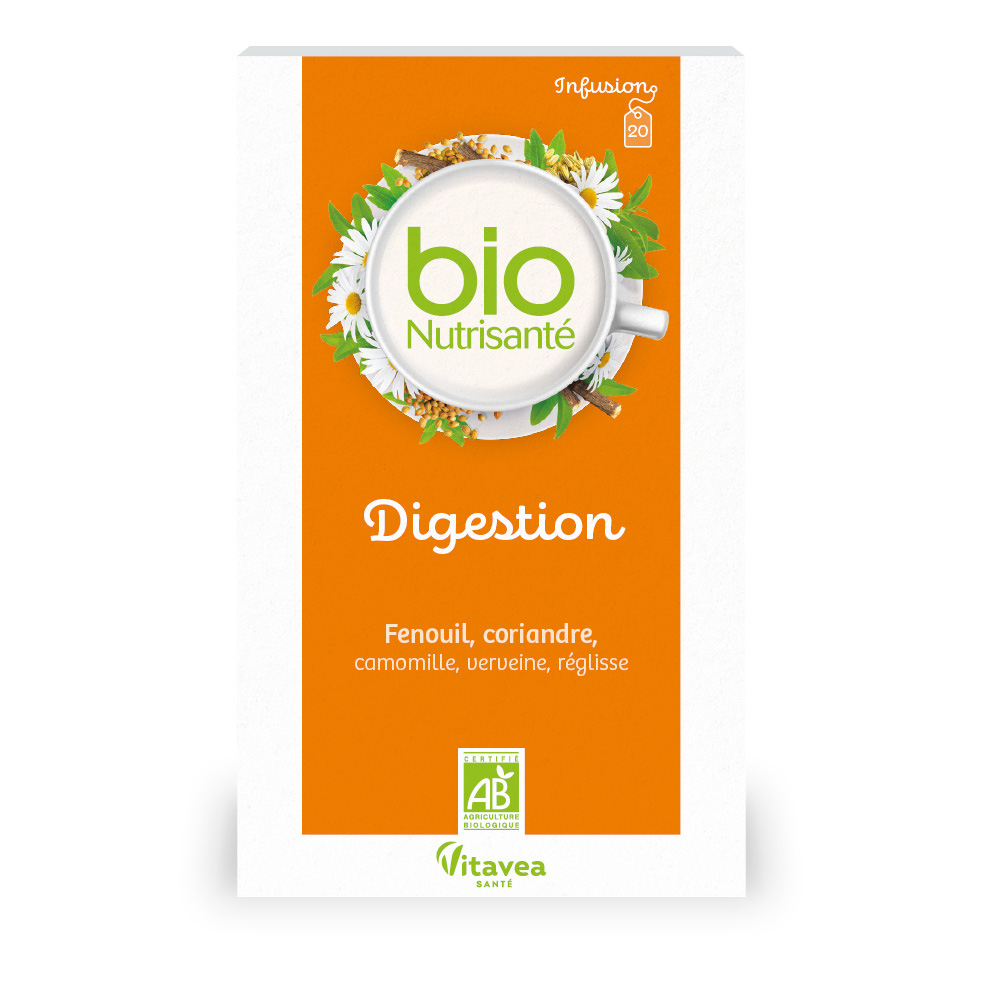 Vitavea Santé BioNutrisanté Infusion bio Digestion 20 sachets