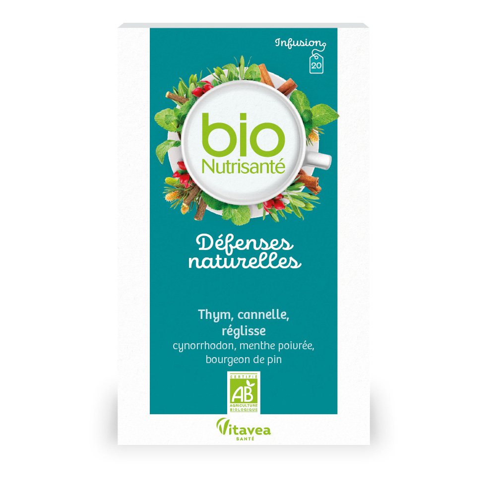 Vitavea Santé BioNutrisanté Infusion bio Defenses Naturelles 20 sachets
