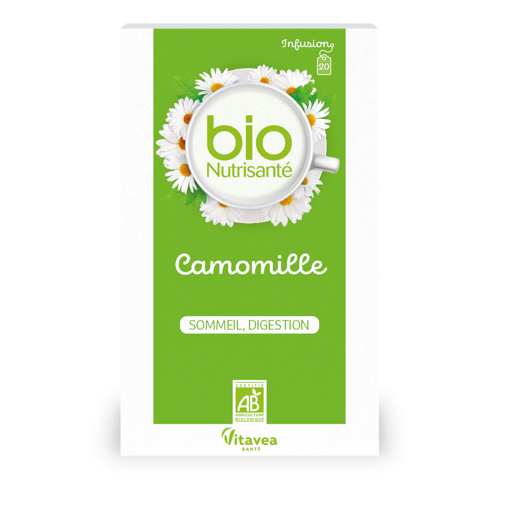 Vitavea Santé BioNutrisanté Infusion bio Camomille 20 sachets