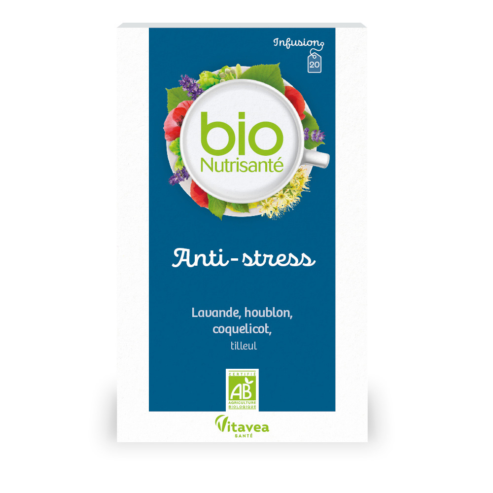 Vitavea Santé BioNutrisanté Infusion bio Anti-stress 20 sachets
