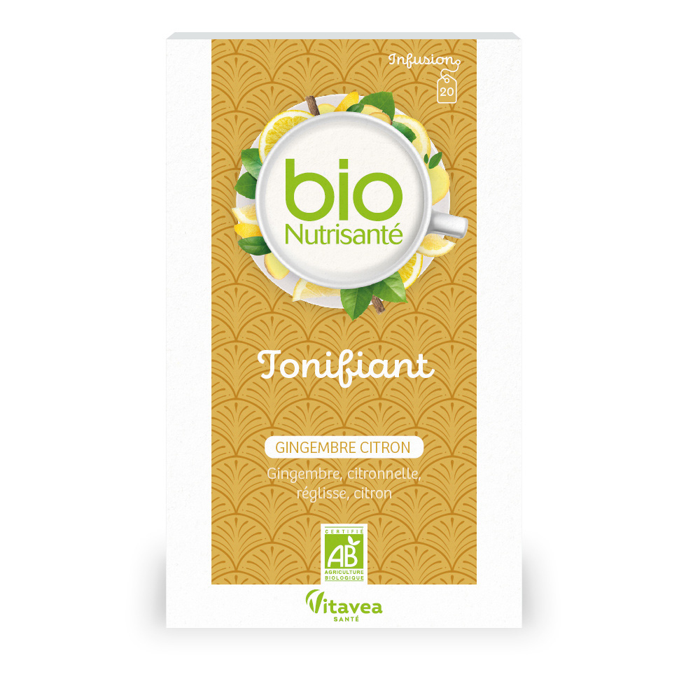 Vitavea Santé BioNutrisanté Infusion bio Tonifiant 20 sachets