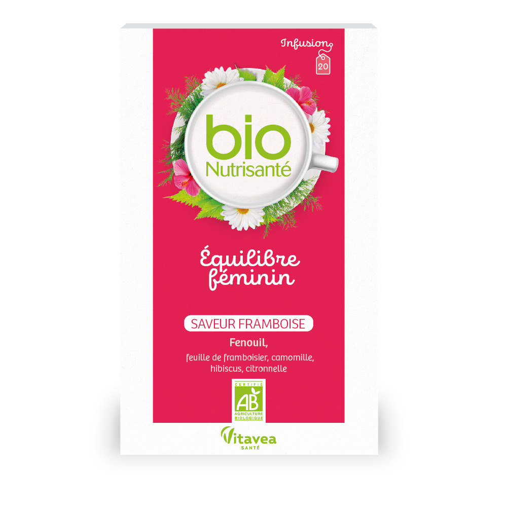 Vitavea Santé BioNutrisanté Infusion bio Equilibre Féminin 20 sachets