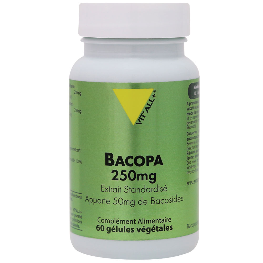 Vit'All+ Bacopa 250mg 60 gélules végétales