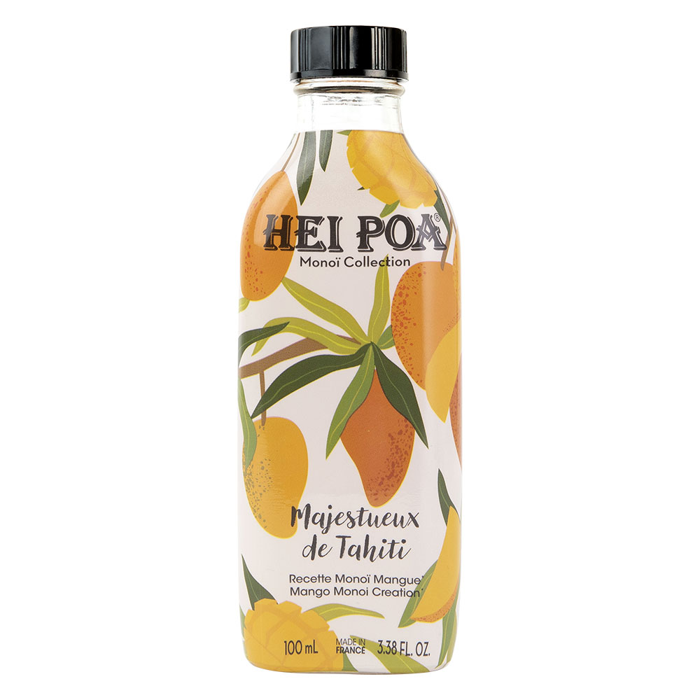 Hei Poa Monoï Collection Majestueux de Tahiti Recette Monoï Mangue 100ml