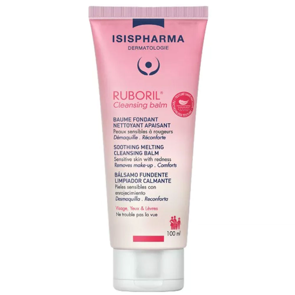 Isispharma Ruboril Baume Fondant Nettoyant Apaisant Peaux sensibles à Rougeurs 100ml