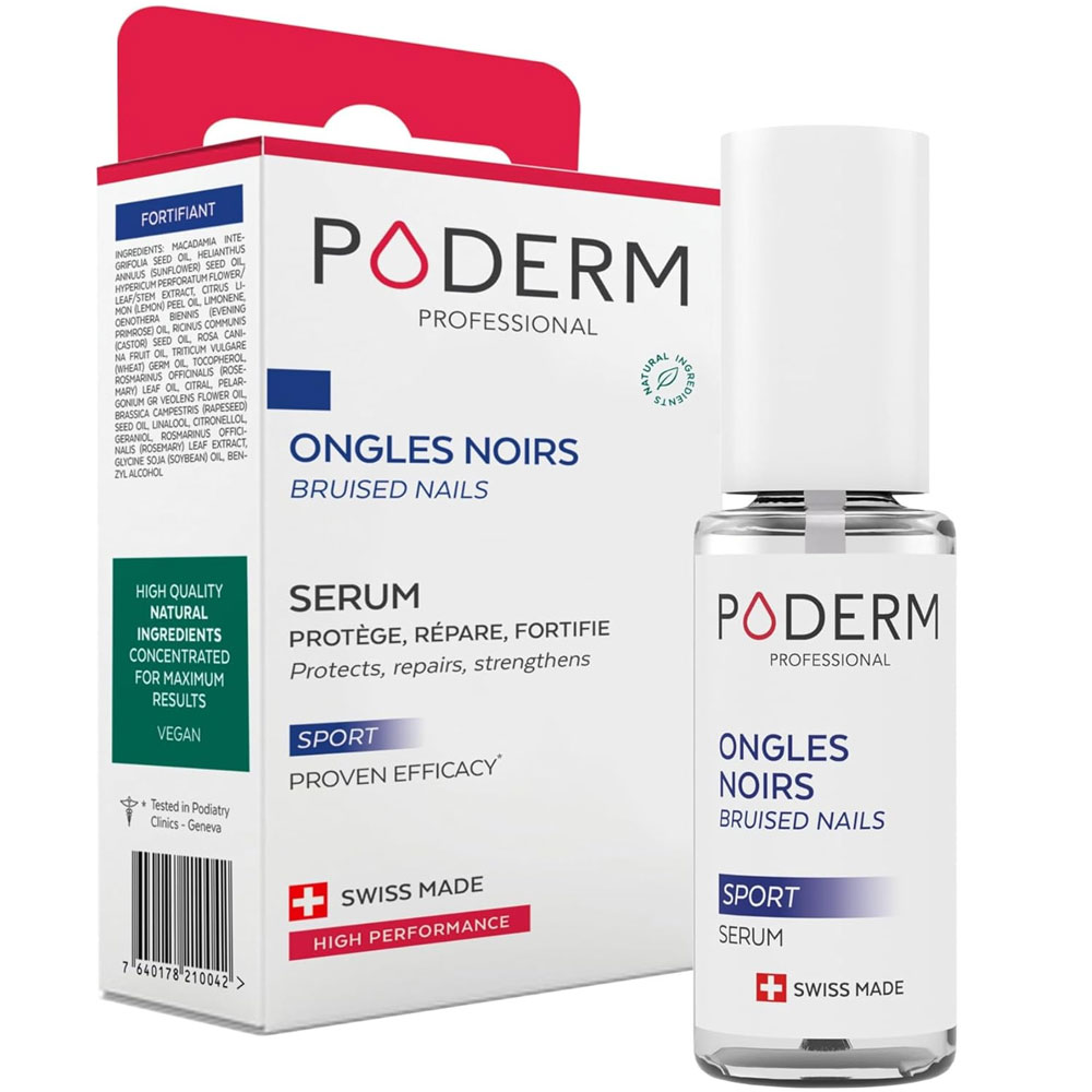Poderm Sérum Fortifiant Ongles Noirs, Traumatisés 8 ml